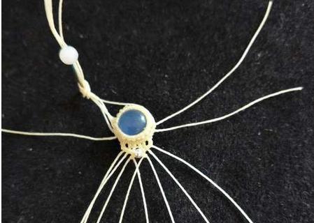 手编绳教程编戒指,戒指编绳款式一颗小珠子戴手上