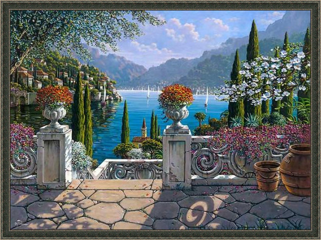 诗情画意风景画,意大利风景油画经典作品欣赏