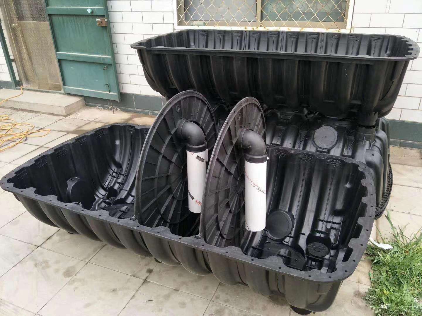 塑料化粪池的内部结构原理,环保化粪池结构图