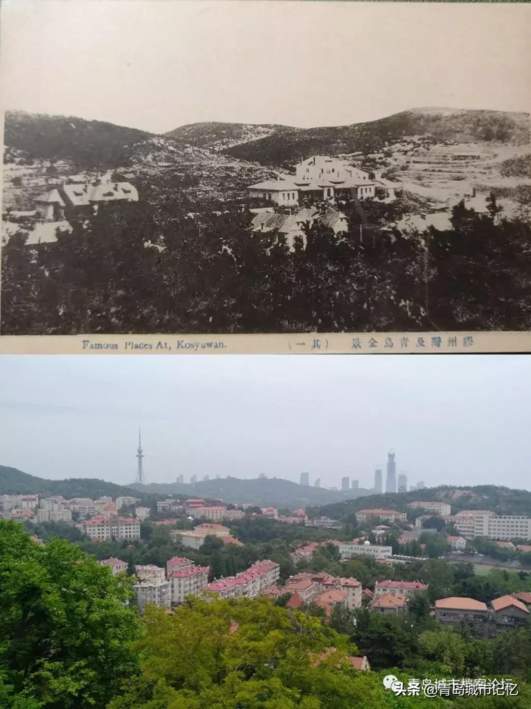 青岛明信片中的时光痕迹,青岛民国风光明信片