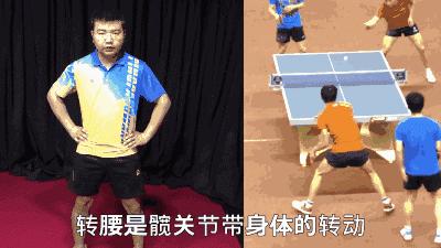 拧腰发力,下旋球转腰教学