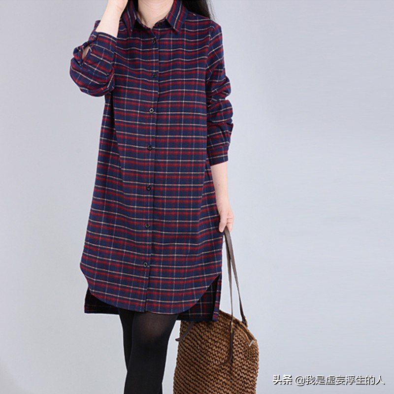 棉麻韩版宽松连衣裙120斤到220斤,宽松棉麻连衣裙高端大气上档次