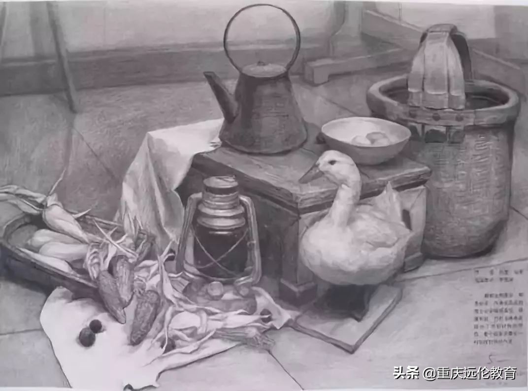 中央美术学院素描静物高分卷,中央美术学院素描精品视频