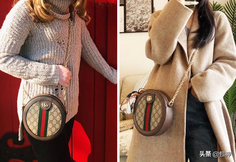 鉴定贴第93期丨古驰Gucciophidia复古圆饼包真假辨别详解
