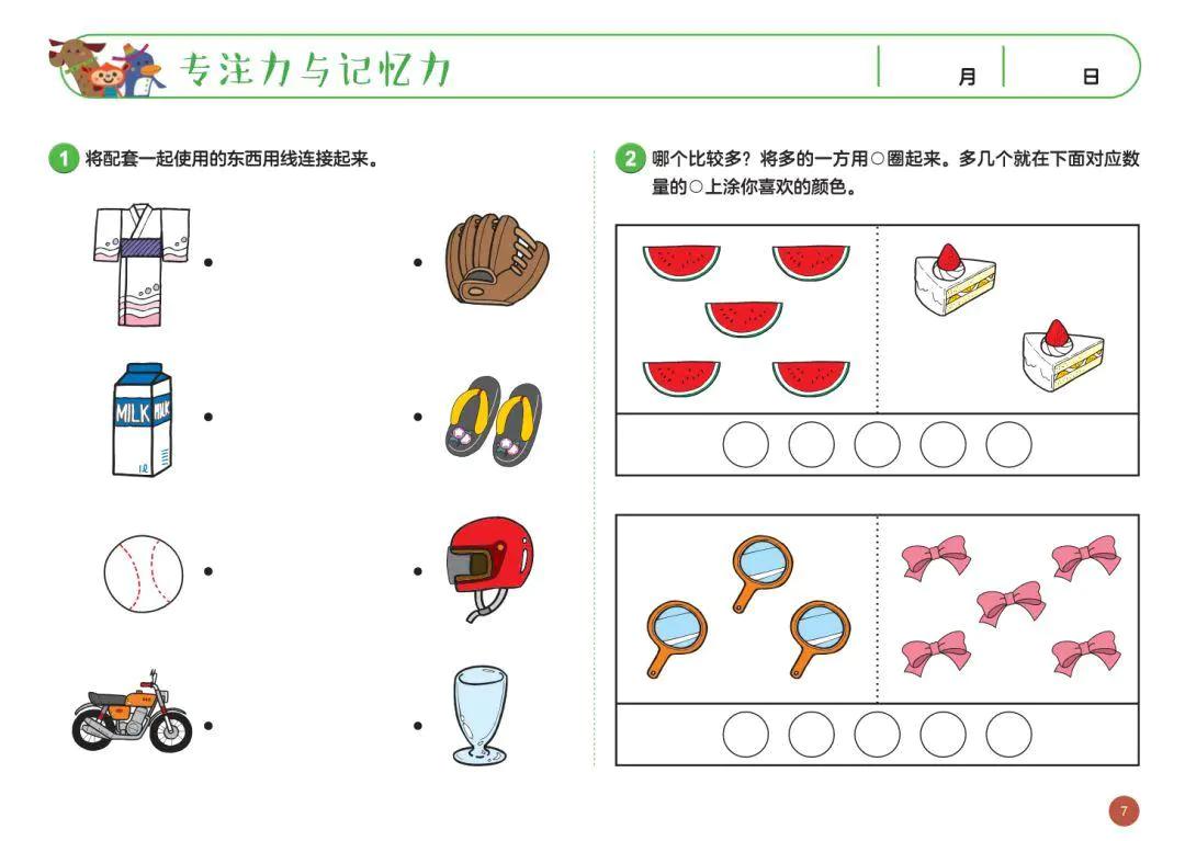 七田真全脑开发全套6册,日本正版七田真全脑课程介绍