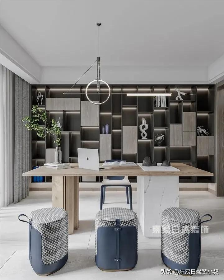 家里一定要有一个书房,家里有个好看的办公室