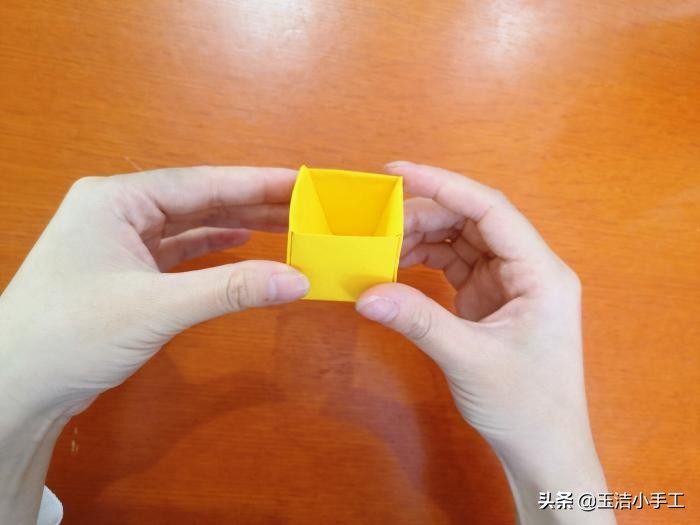 折纸双层笔筒收纳盒,双层收纳盒简单又漂亮