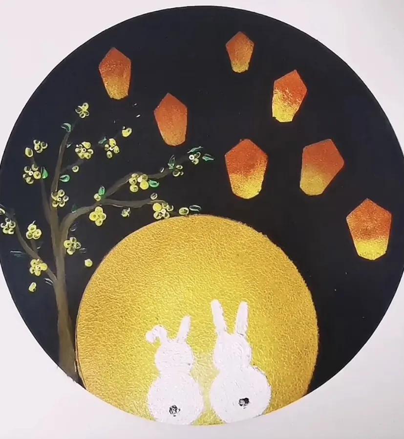 国庆绘本手工制作图片,国庆绘本展板