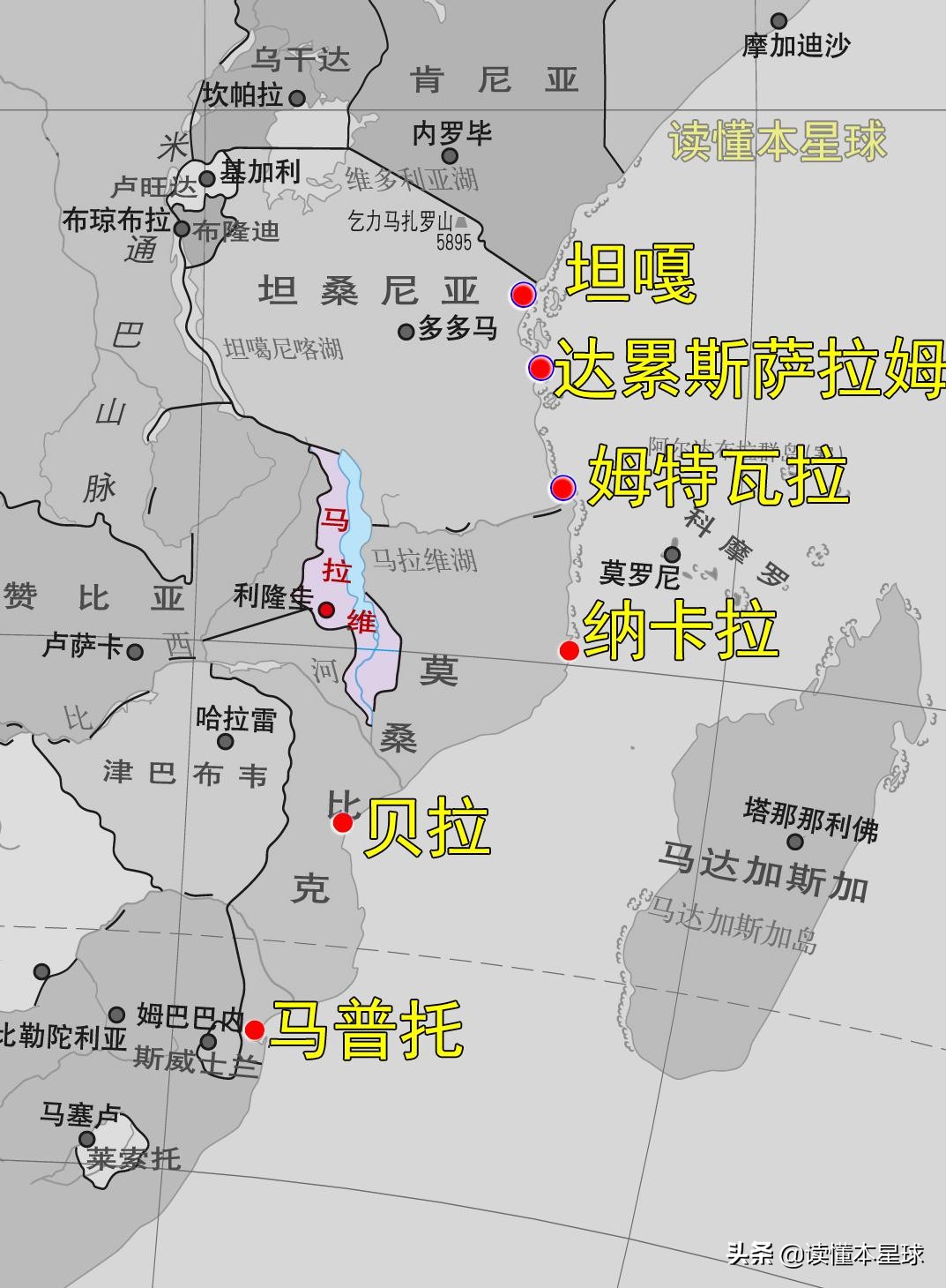 200个鄱阳湖容量的马拉维湖，如何成非洲三国角逐主战场？