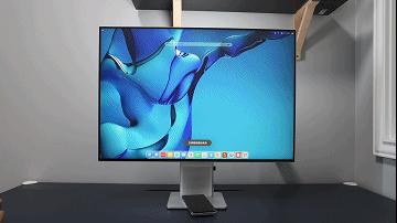 华为mateview智慧显示器沉浸式开箱,华为MateView显示器评测