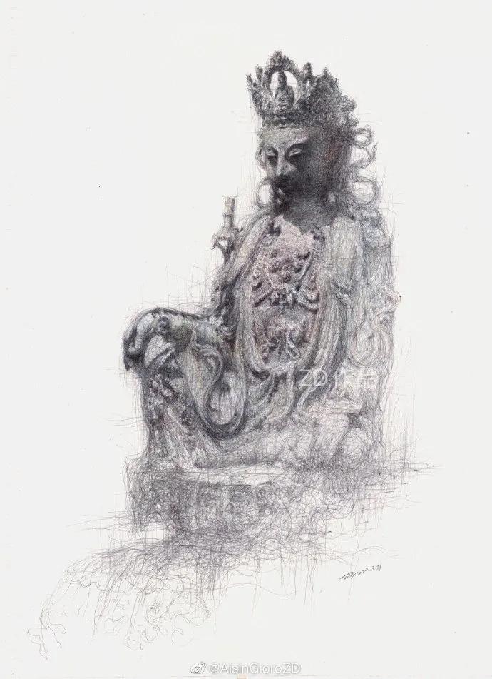 90后小伙用笔画画,九零后小伙靠画肖像漫画走红网络