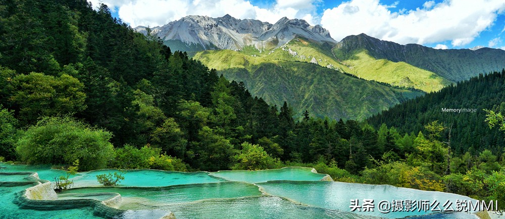 童话秘境五彩池，神仙来了都不想走！#全民热遗#