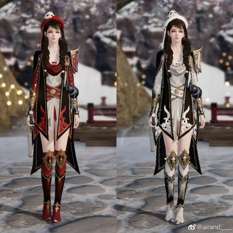 天刀端游红发是什么时装,天刀手游红发染色