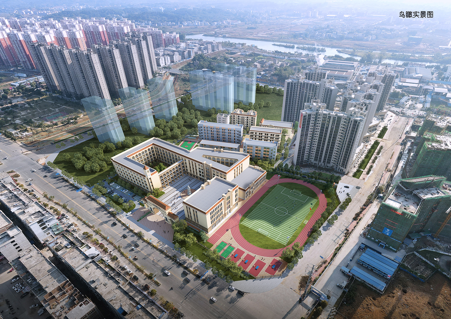 靓!贺州市在这里建设一所中学,投资1.56亿元