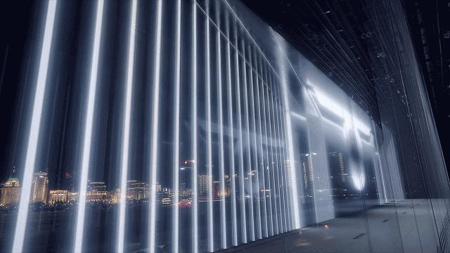 陆家嘴圆弧窗,陆家嘴落地窗展览馆