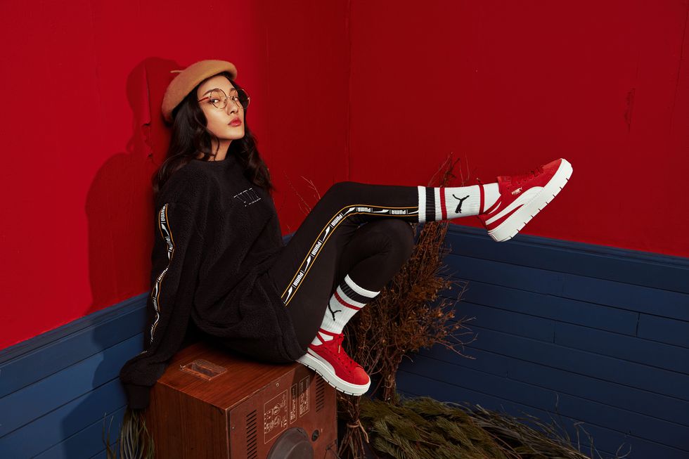 puma联名复古款,puma彪马男女同款复古经典休闲版