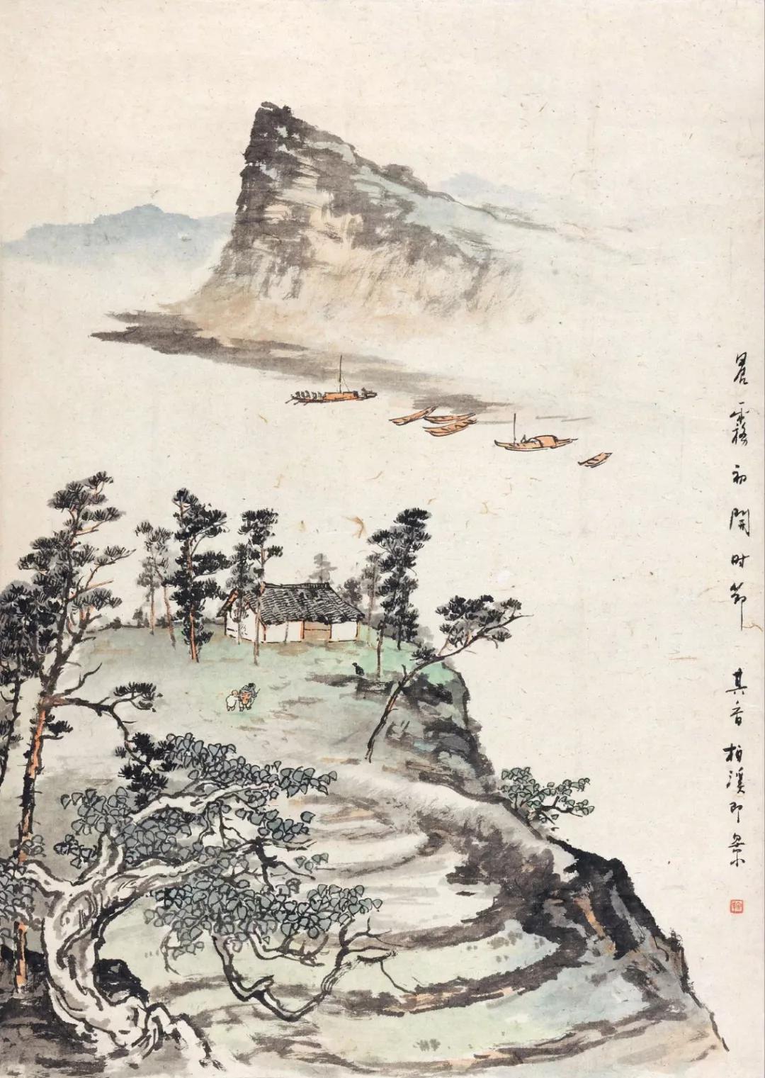 水墨画夜景欣赏,画夜景最好的中国画