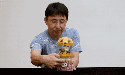 日本折纸大师立体机关折纸,日本折纸大师的折纸黑科技