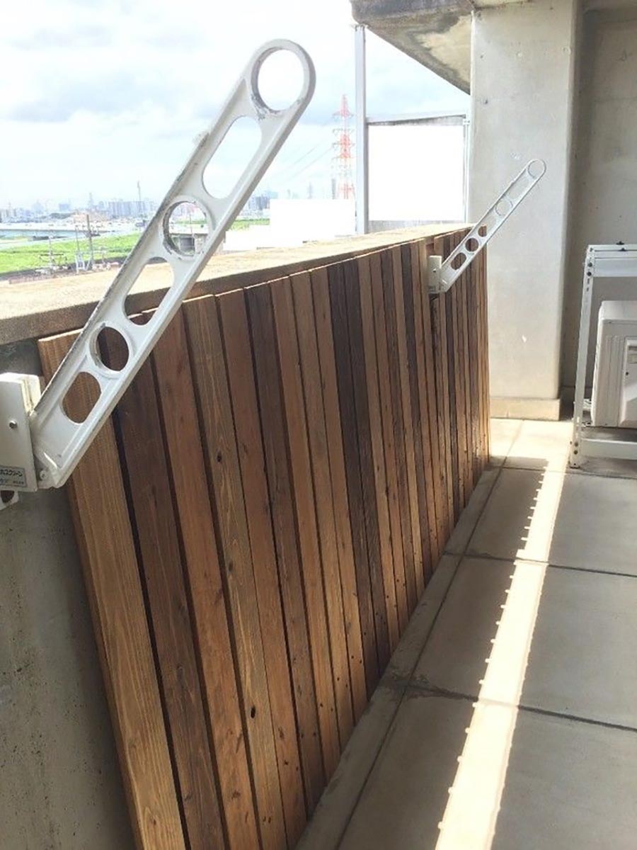 日式小型阳台晾衣,阳台晾衣简单又实用