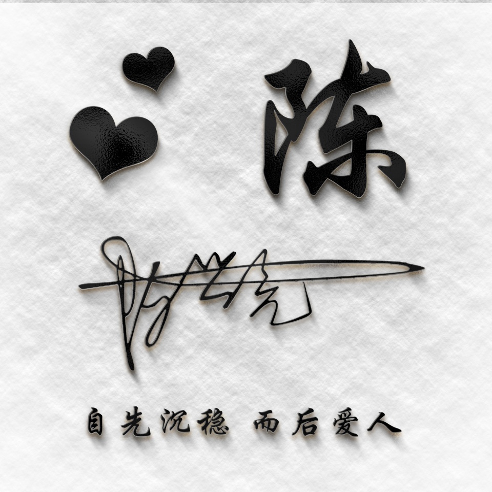 姓氏个性签名头像制作教程,头像精心制作无水印微信姓氏头像