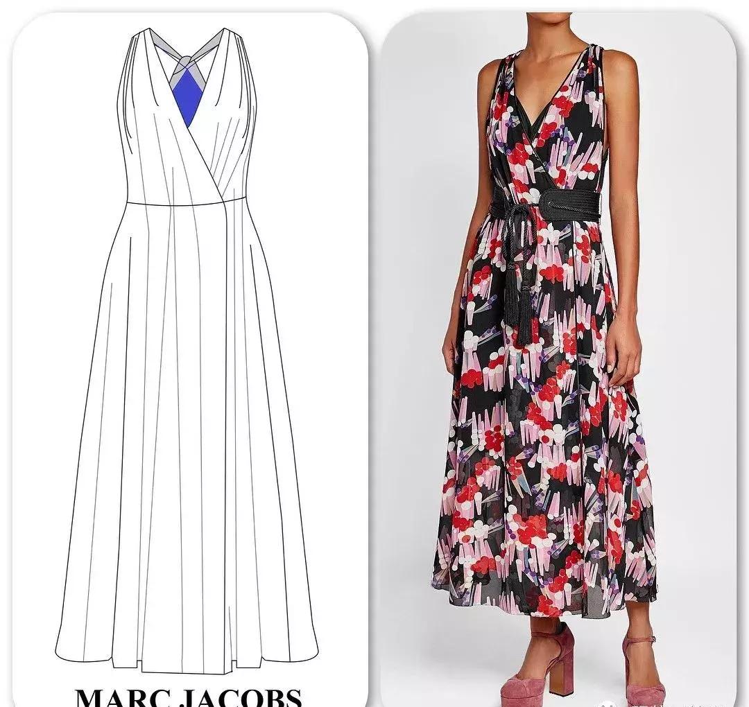 大摆长袖连衣裙30到40岁,四十岁红色高档新款有领连衣裙