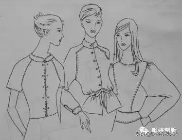 大海服装睡衣袖子裁剪教程,服装裁剪袖子教程大全