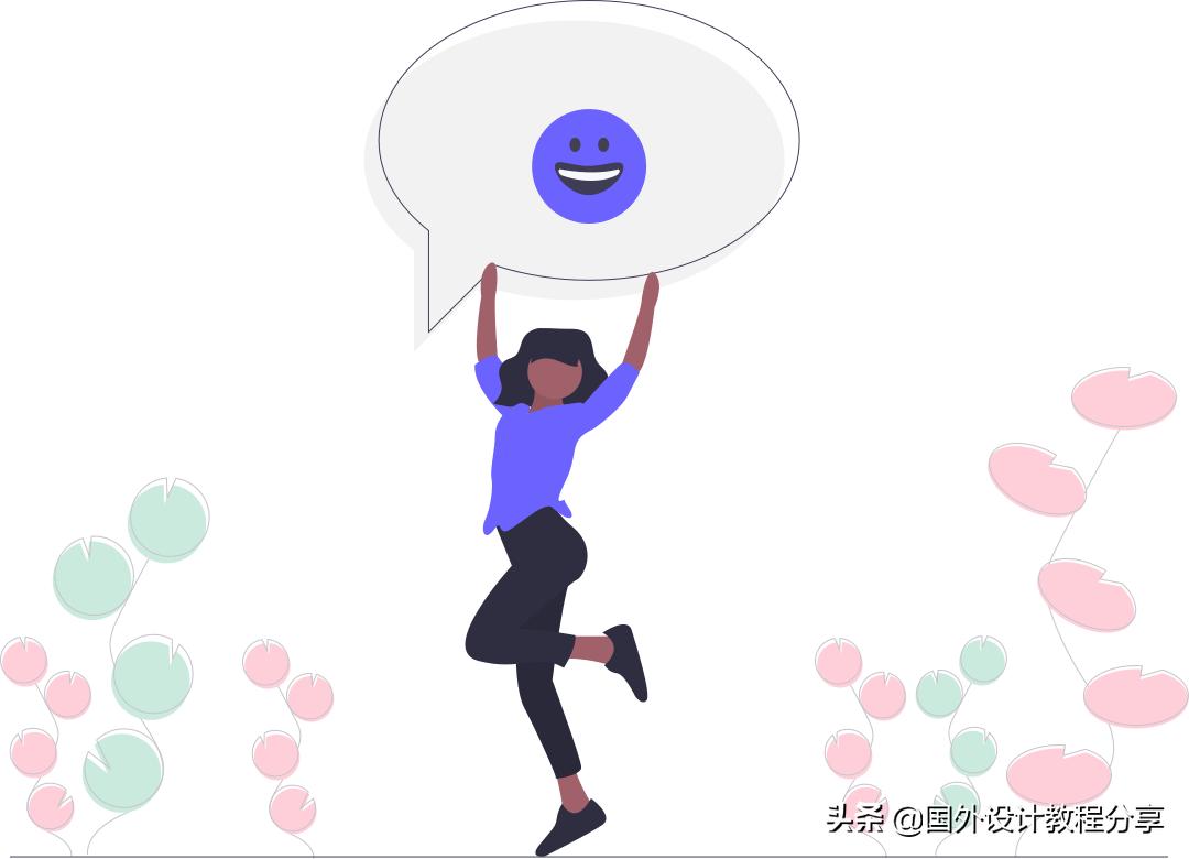 扁平矢量插画色彩教程,扁平矢量家具插画