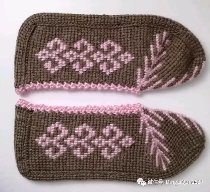 波西米亚风手工编织鞋子,针织作品50款