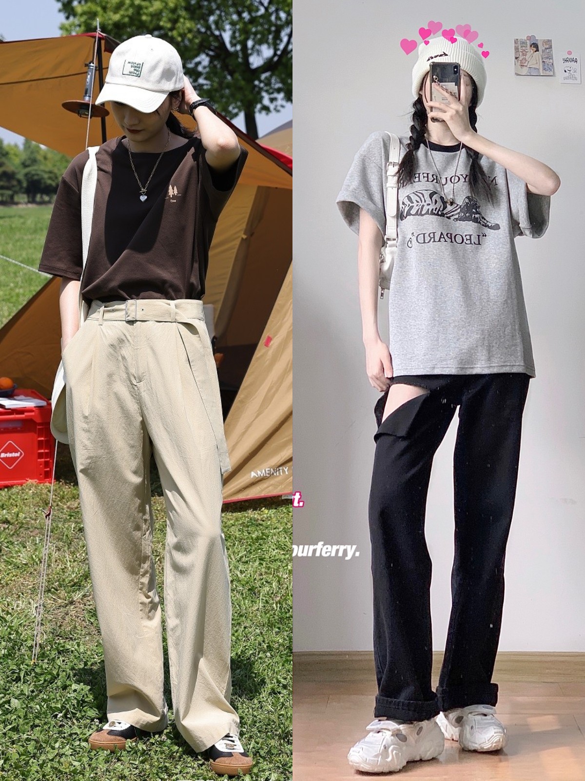 阔腿裤夏天配什么t恤衫好看,夏天阔腿裤搭配什么t恤好看