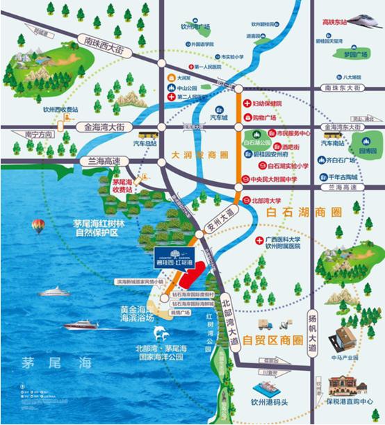 广西钦州碧桂园红树湾房价,钦州市碧桂园红树湾6号楼80平