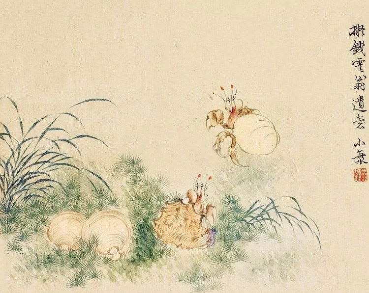 清代花鸟鱼虫画,清代国画名家花鸟鱼虫