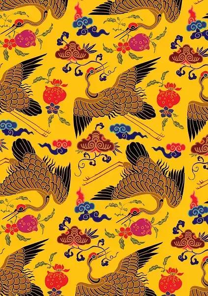 庄重华美的中国古典纹样,东方纹样图植物