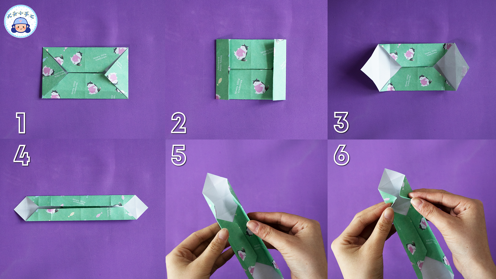 折纸小沙发最简单,简单儿童折纸沙发