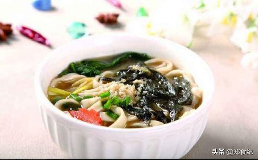 南阳芝麻叶糊涂面条正宗做法,南阳美食芝麻叶面条