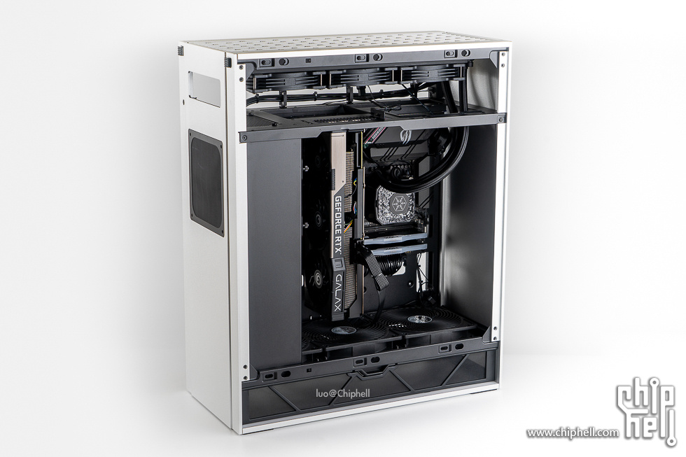 银欣altag1m机箱温度,银欣h1垂直风道机箱