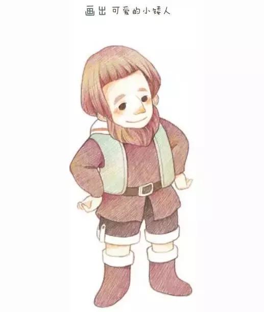 画白雪公主和七个小矮人的简笔画,简单又可爱的白雪公主怎么画