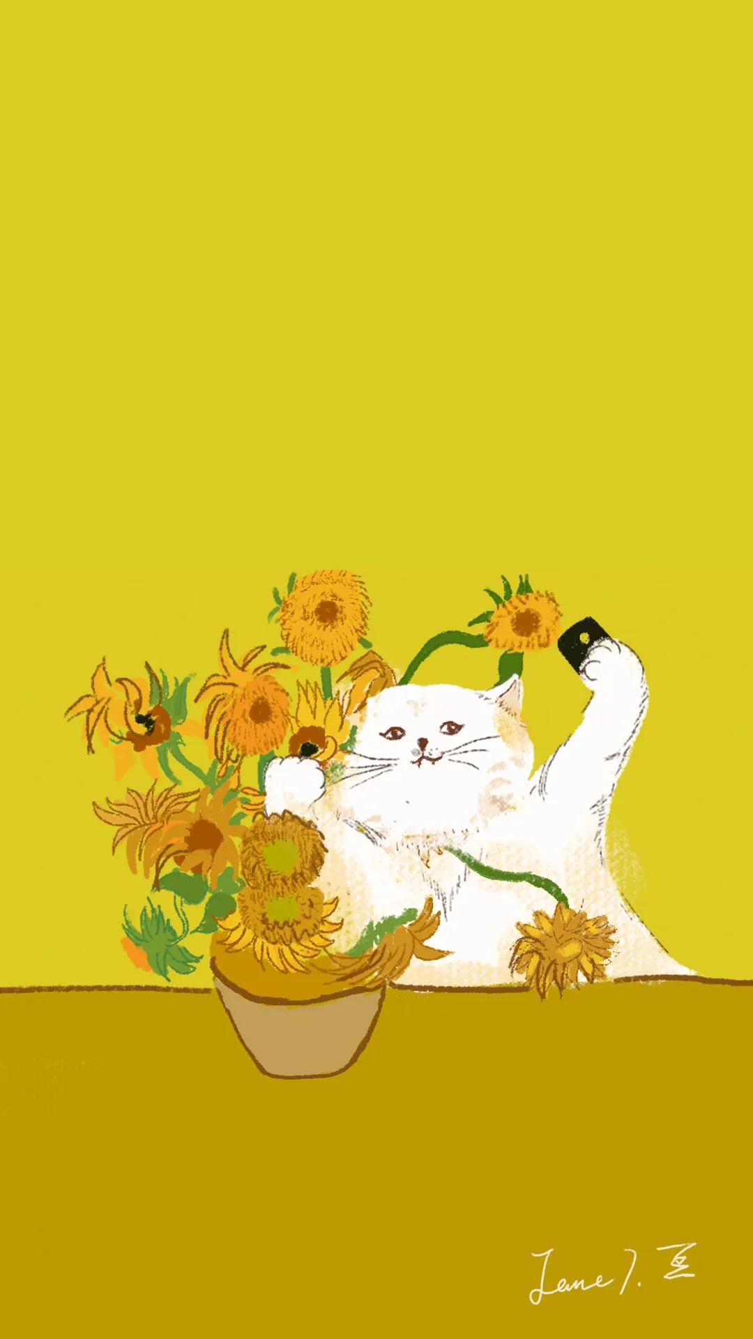 我把猫，装进了世界名画里，到底我有多爱喵喵酱？主子您要啥？