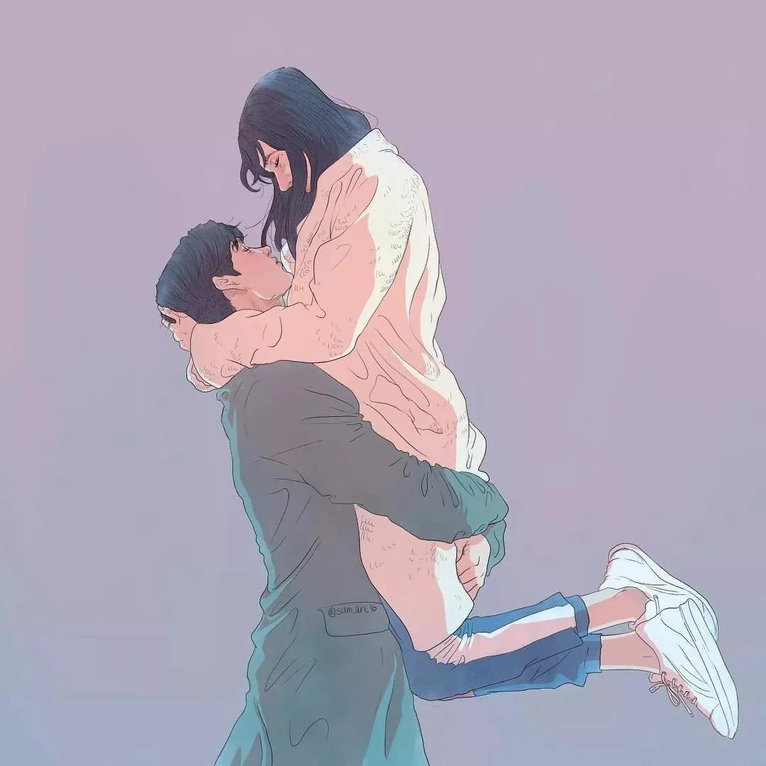 虐哭！韩国小伙用插画撩拨10万粉丝，网友：“这波狗粮”真酸啊