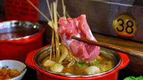 自助旋转小火锅想吃就来这家,打卡旋转小火锅