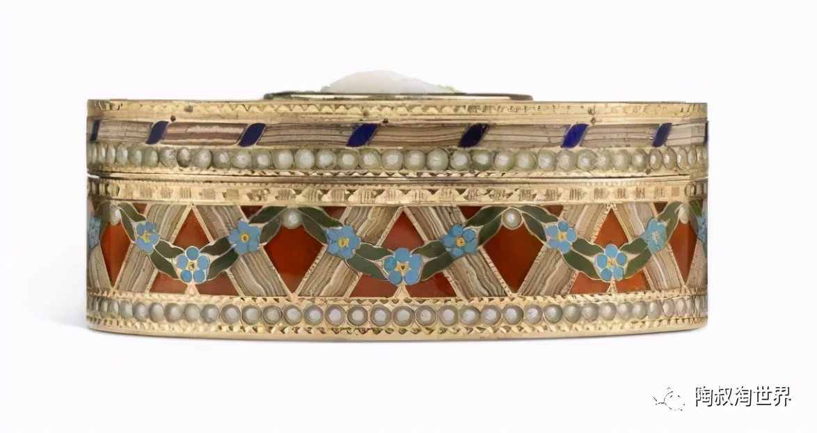 每日古董故事——欧洲黄金珍宝鼻烟盒