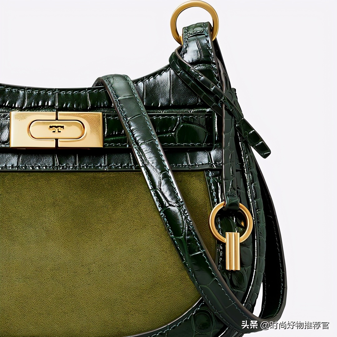 toryburchlee系列头层牛皮,toryburch包金标刮花