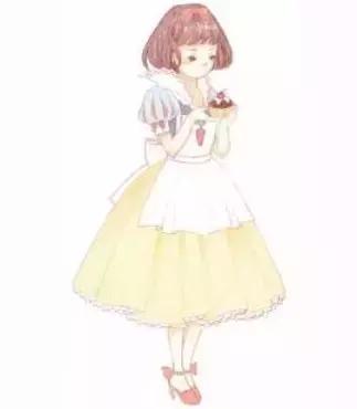 画白雪公主和七个小矮人的简笔画,简单又可爱的白雪公主怎么画