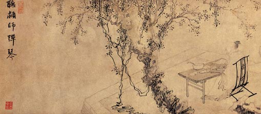 中国传世山水画上中下,明代画家文伯仁山水画40幅欣赏