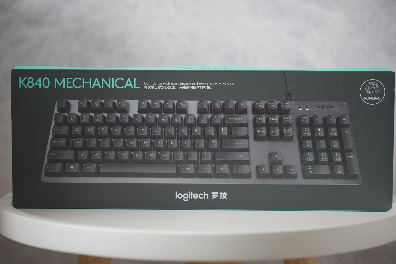 罗技入门办公键盘测评,舒适的键盘