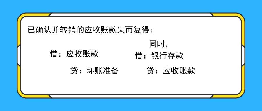 跨年度应收账款减值准备转回分录,应收账款信用减值损失的会计分录