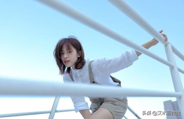 日系女星沈月写真图片,日系少女沈月穿搭