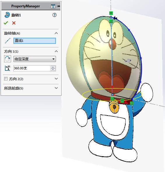哆啦a梦3d建模教程solidworks,3d建模制作哆啦a梦地图
