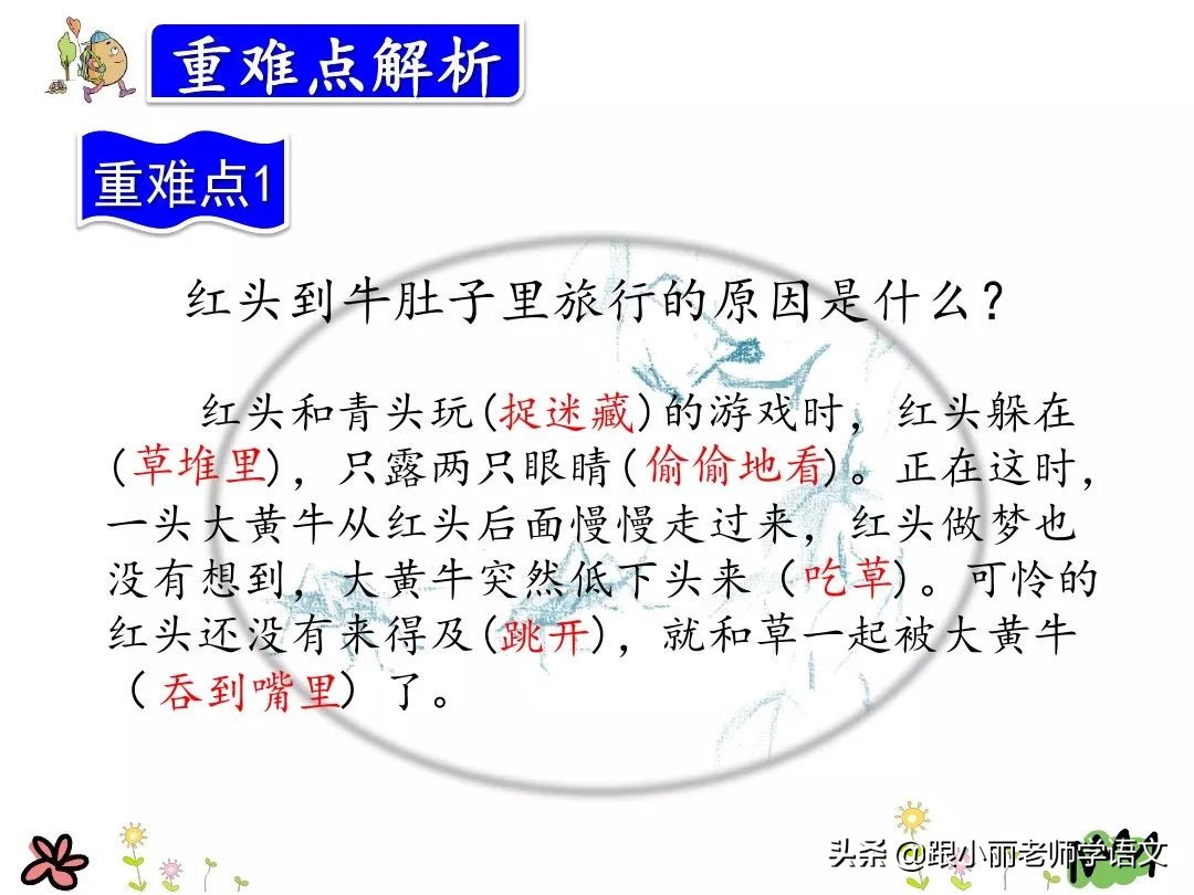 三年级在牛肚子里旅行的中心思想,三上语文在牛肚子里旅行课文讲解