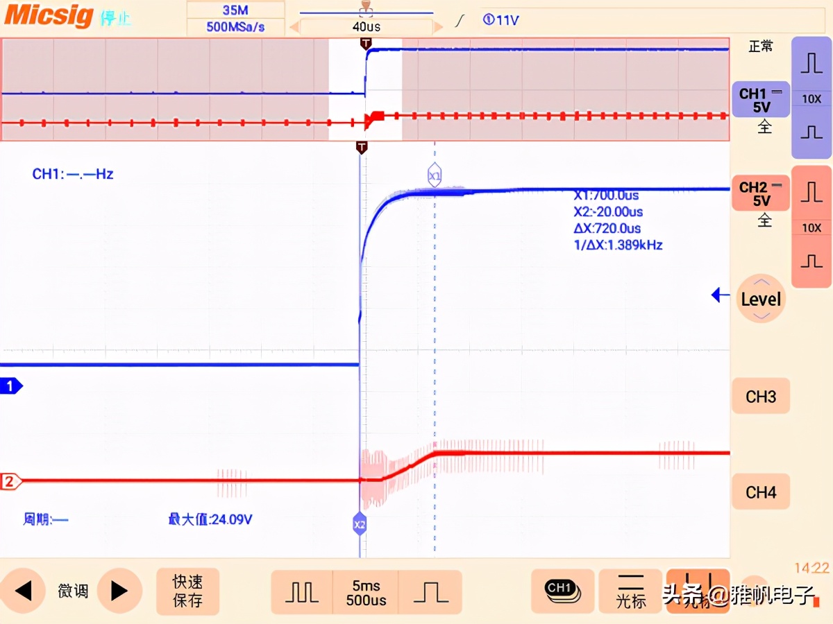 麦科信示波器使用感受,麦科信示波器4个通道怎么一起用