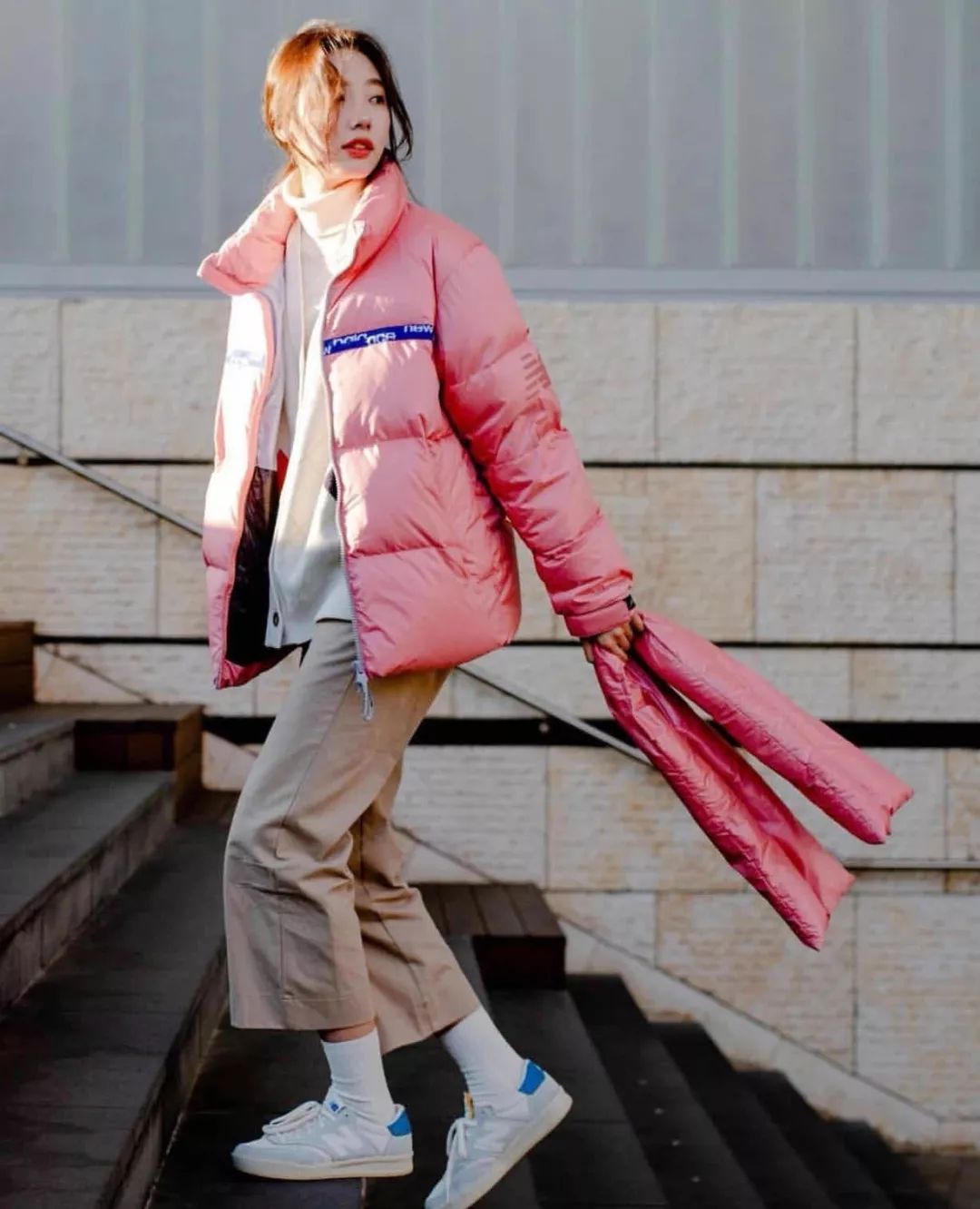 外套+小高领，时髦又保暖